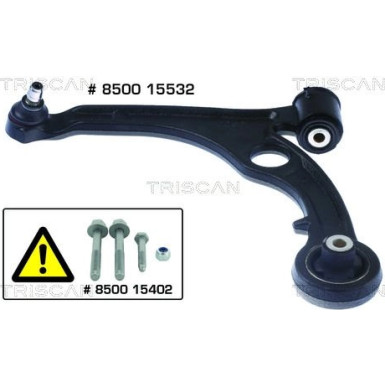 8500 15532 Lenker, Radaufhängung