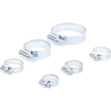 BGS Schlauchklemmen-Sortiment | Ø 4 - 45 mm | 6-tlg | 80855