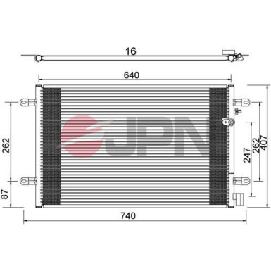 JPN Kondensator, Klimaanlage 60C9073-JPN
