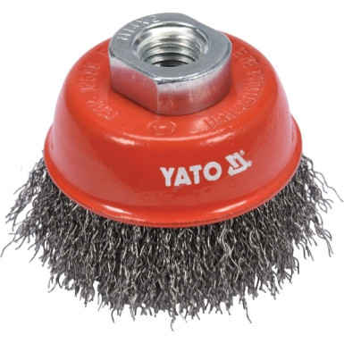 YT-47658 Rückenbürste M14, Inox, 65 mm