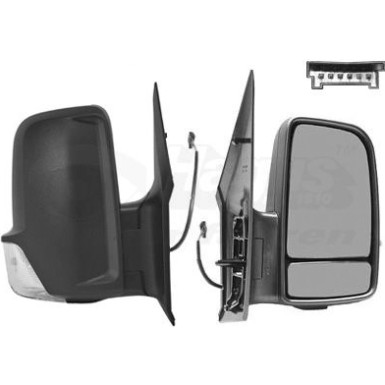 Außenspiegel M B Sprinter 906 ->3,5t OE 8106119 HAGUS 3077828