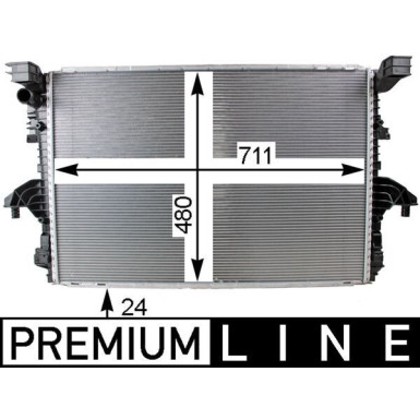 MAHLE Kühler, Motorkühlung CR 805 000P