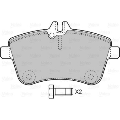 VALEO Bremsbeläge VALEO Bremsbeläge