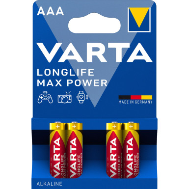Varta Longlife Max Power AAA Blister 4 | 04703 101 404