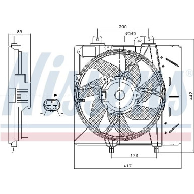 Kühlerlüfter PKW | Citoren C3 II 09 | 85991