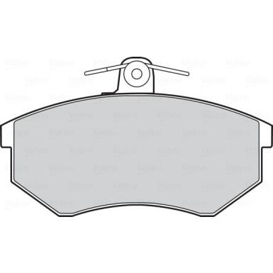VALEO Bremsbeläge | 301252