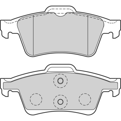 VALEO Bremsbeläge 302636
