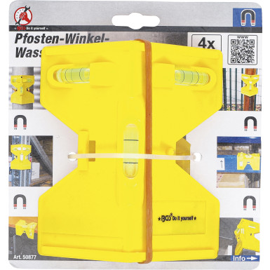 BGS Pfosten-Winkel-Wasserwaage BGS Do it yourself 50877