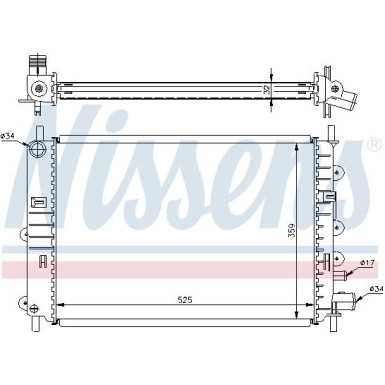 Wasserkühler PKW | FORD Escort V/VI,Orion III | 62217A