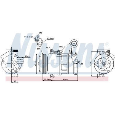 Kompressor PKW BMW 3 E46 (98-) 316 I FIRST FIT 89307