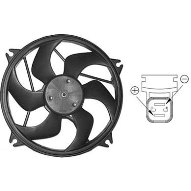 VAN WEZEL Lüfter, Motorkühlung 0904746