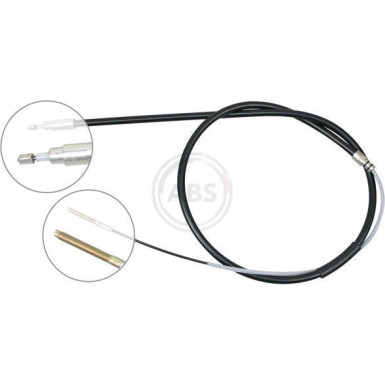 A.B.S. Handbremsseil Seilzug Festellbremse K19997 A.B.S. Handbremsseil Seilzug Festellbremse K19997