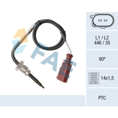 FAE Sensor, Abgastemperatur | 68011