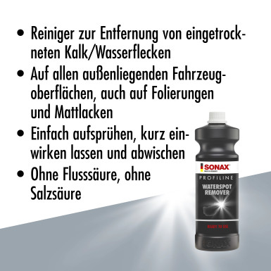 Sonax ProfiLine WaterSpot Remover 1L PROFILINE Waterspot Remover 02753000