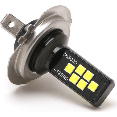 LED Nebelscheinwerfer Birne Lampe H7 PX26D 12x 3030 LED Technik Weiß