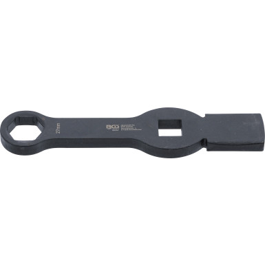 BGS Schlag-Ringschlüssel | Sechskant | mit 2 Schlagflächen | SW 27 mm | 35357