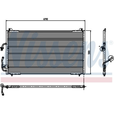 NISSENS Klimaanlagenkühler 94224 NISSENS Klimaanlagenkühler 94224