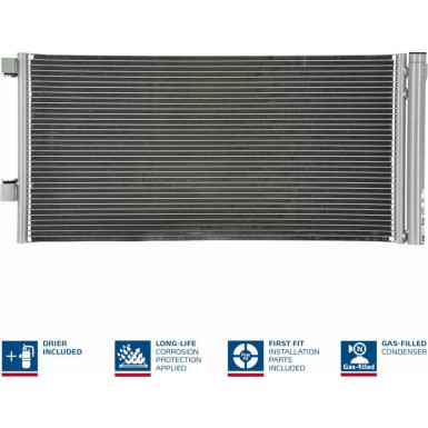 Kondensator PKW RENAULT Laguna III 07 FIRST FIT 940034