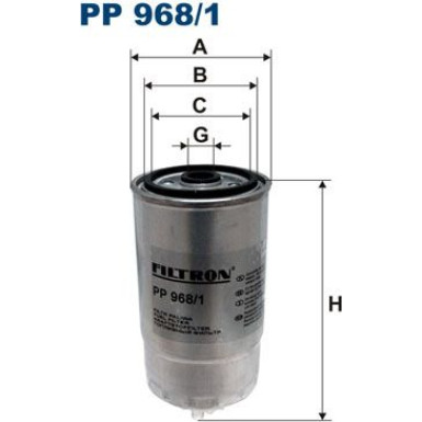 PP 968/1 Kraftstofffilter