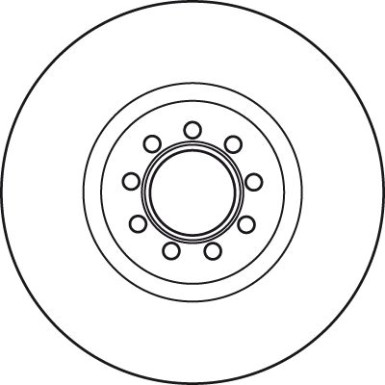 Bremsscheibe Iveco P. Daily 06- 35C14 TRW SINGLE DF4984S