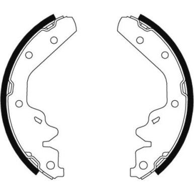 91063800 Bremsbackensatz