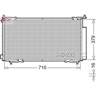 DENSO Klimaanlagenkühler DCN40015