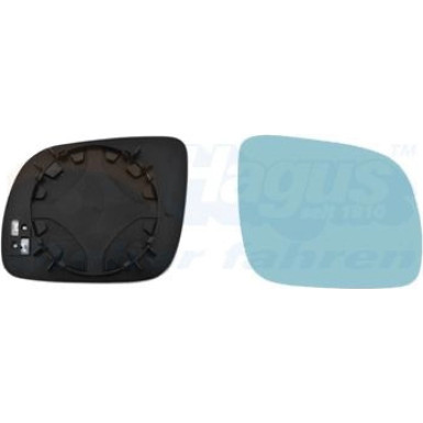 Spiegelglas, Außenspiegel Audi A4 konvex 12cm OE 4B1857536C HAGUS 323838