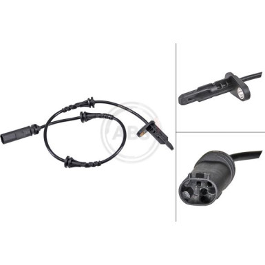 A.B.S. Sensor, Raddrehzahl A.B.S. Sensor, Raddrehzahl
