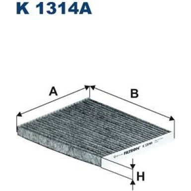 FILTRON Filter, Innenraumluft | K 1314A