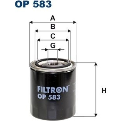 FILTRON Ölfilter | OP 583