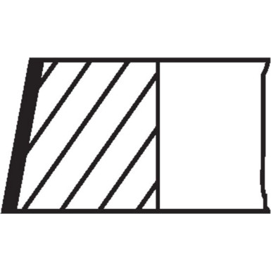 MAHLE Kolbenringsatz 011 54 N0