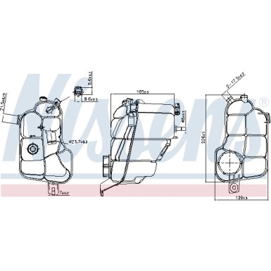 Ausgleichsbehälter Land Rover Freelander 2.2 TD4 07 FIRST FIT 996176