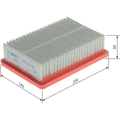 Luftfiltereinsatz | MITSUBISHI,RENAULT Captur 20 | F 026 400 756