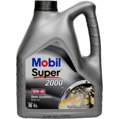Mobil Super 2000 X1 10W-40 Diesel & Benziner Motoröl 4 Liter MOBIL SUPER 2000 X1 10W-40 150865