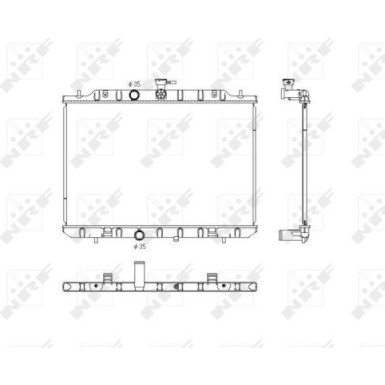 Kühler, Motorkühlung | 53761 Kühler, Motorkühlung | 53761