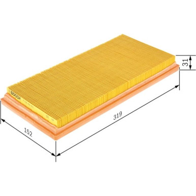 Luftfilter | FIAT 500 | F 026 400 053