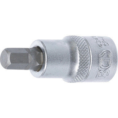 BGS Bit-Einsatz | Antrieb Innenvierkant 12,5 mm (1/2"""") | Innensechskant 9 mm | 4340
