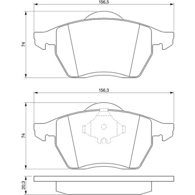 Bremsklötze | FORD,SEAT,VW | 0 986 494 003