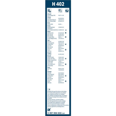 Scheibenwischer | TWIN-Standard | 3397004632