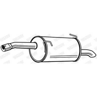 52 / Auspufftopf Hinten | Ford Fiesta 1.25, 1.4 02 | 23161 52 / Auspufftopf Hinten | Ford Fiesta 1.25, 1.4 02 | 23161