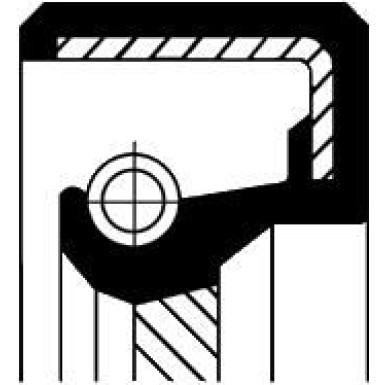 15510087B Wellendichtring, Kurbelwelle