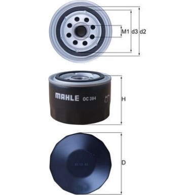 MAHLE Ölfilter | OC 384