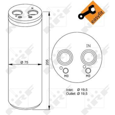Trockner, Klimaanlage EASY FIT 33204