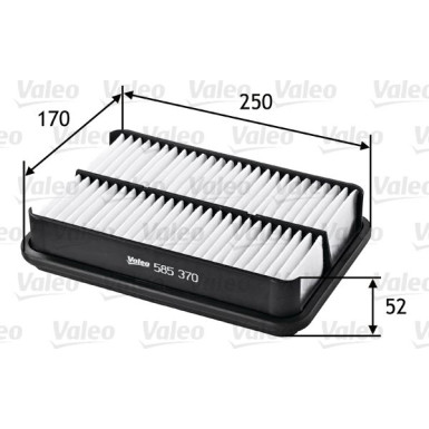 VALEO Luftfilter | 585370