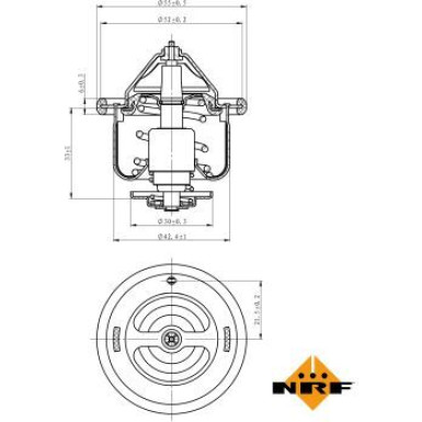 Thermostat, Kühlmittel EASY FIT 725134