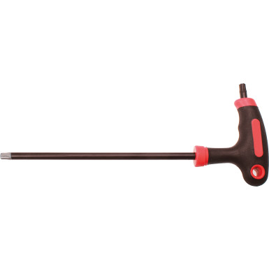 BGS Schraubendreher mit T-Griff und seitlicher Klinge T-Profil (für Torx) mit/ohne Bohrung T15 BGS Do it yourself 7880-T15