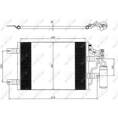 Kondensator, Klimaanlage EASY FIT 35646