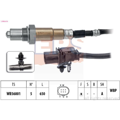 EPS Lambdasonde 1.998.414 Made in Italy - OE Equivalent