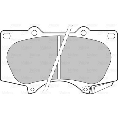 VALEO Bremsbeläge 598857