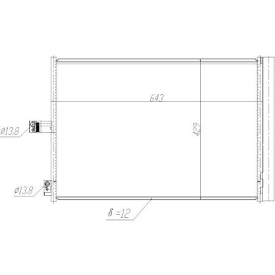 Kondensator, Klimaanlage EASY FIT 350457